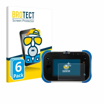 Face avant d’un emballage produit avec le logo de la marque BROTECT. À côté, l’appareil Vtech Storio Max 2.0 est représenté av