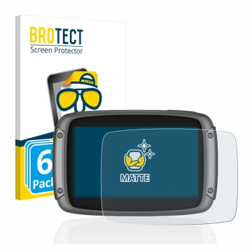 Face avant d’un emballage produit avec le logo de la marque BROTECT. À côté, l’appareil TomTom Rider 550 est représenté avec l