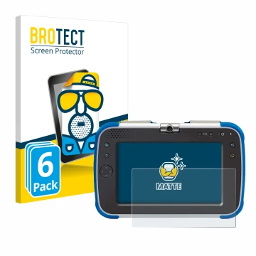 Face avant d’un emballage produit avec le logo de la marque BROTECT. À côté, l’appareil Vtech Storio Max XL 2.0 est représenté
