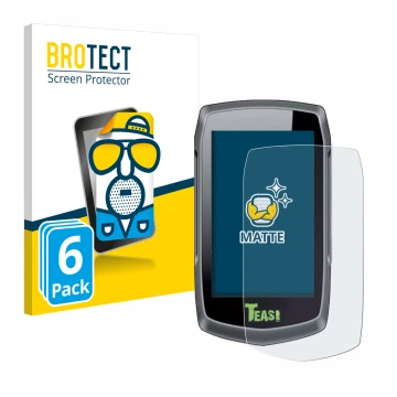 Face avant d’un emballage produit avec le logo de la marque BROTECT. À côté, l’appareil A-Rival Teasi One Classic est représen