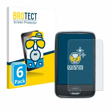 Face avant d’un emballage produit avec le logo de la marque BROTECT. À côté, l’appareil Dexcom G6 Receiver CGM est représenté 