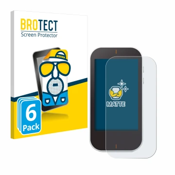 Face avant d’un emballage produit avec le logo de la marque BROTECT. À côté, l’appareil Garmin Approach G80 est représenté ave