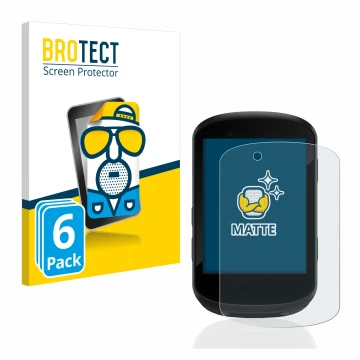 Face avant d’un emballage produit avec le logo de la marque BROTECT. À côté, l’appareil Garmin Edge 530 est représenté avec la