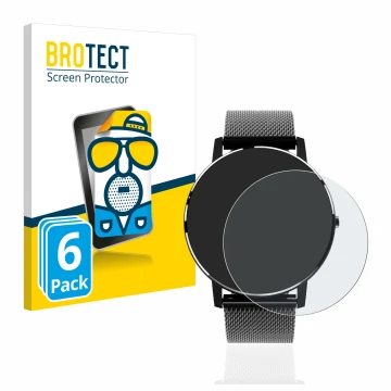 Face avant d’un emballage produit avec le logo de la marque BROTECT. À côté, l’appareil Holalei Fitness Tracker 1.3