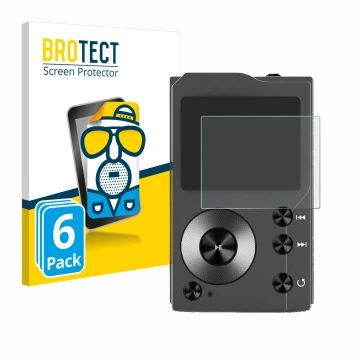 Face avant d’un emballage produit avec le logo de la marque BROTECT. À côté, l’appareil Surfans F20 est représenté avec la pro