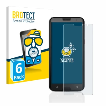 Face avant d’un emballage produit avec le logo de la marque BROTECT. À côté, l’appareil Emporia Smart 5 est représenté avec la