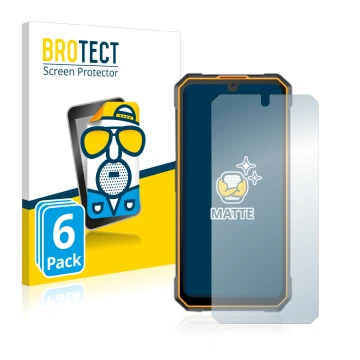 Face avant d’un emballage produit avec le logo de la marque BROTECT. À côté, l’appareil Cubot King Kong 5 est représenté avec 