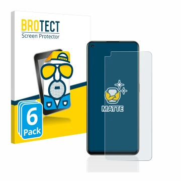 Face avant d’un emballage produit avec le logo de la marque BROTECT. À côté, l’appareil realme GT 2 Pro est représenté avec la