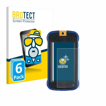 Face avant d’un emballage produit avec le logo de la marque BROTECT. À côté, l’appareil Vtech Kidicom Max 3.0 est représenté a