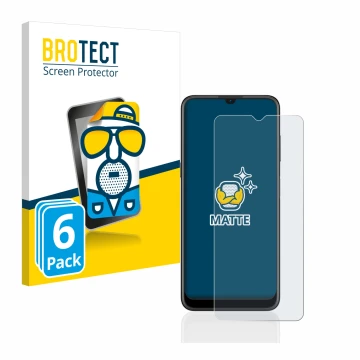 Face avant d’un emballage produit avec le logo de la marque BROTECT. À côté, l’appareil Nokia G21 est représenté avec la prote