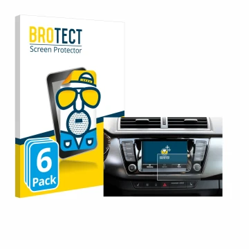 Face avant d’un emballage produit avec le logo de la marque BROTECT. À côté, l’appareil Skoda Fabia 3 Combi 6.5