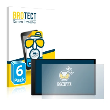 Face avant d’un emballage produit avec le logo de la marque BROTECT. À côté, l’appareil Garmin dezl LGV610 est représenté avec