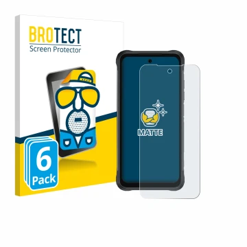 Face avant d’un emballage produit avec le logo de la marque BROTECT. À côté, l’appareil Umidigi Bison 2 Pro est représenté ave