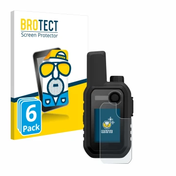 Face avant d’un emballage produit avec le logo de la marque BROTECT. À côté, l’appareil Garmin Alpha 10 K est représenté avec 