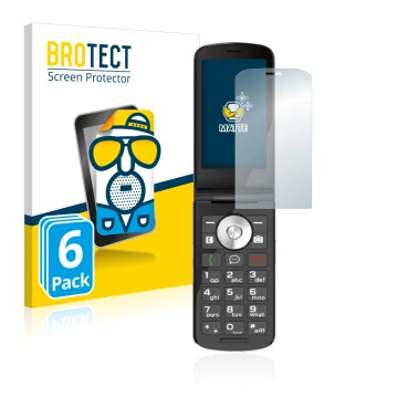 Face avant d’un emballage produit avec le logo de la marque BROTECT. À côté, l’appareil Emporia TOUCHsmart.2 est représenté av