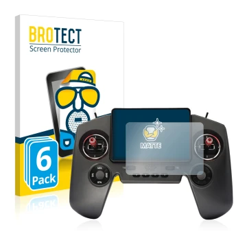 Face avant d’un emballage produit avec le logo de la marque BROTECT. À côté, l’appareil FrSky Twin Lite est représenté avec la