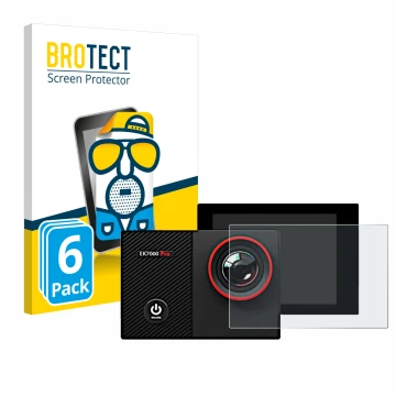Face avant d’un emballage produit avec le logo de la marque BROTECT. À côté, l’appareil Akaso EK7000 Pro est représenté avec l