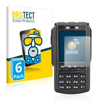 Face avant d’un emballage produit avec le logo de la marque BROTECT. À côté, l’appareil AnyTone BT-01 est représenté avec la p