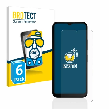 Face avant d’un emballage produit avec le logo de la marque BROTECT. À côté, l’appareil Nokia C32 est représenté avec la prote