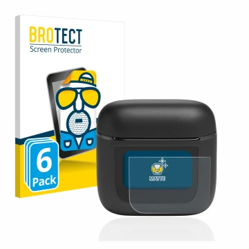 Face avant d’un emballage produit avec le logo de la marque BROTECT. À côté, l’appareil JBL Tour Pro 2 est représenté avec la 