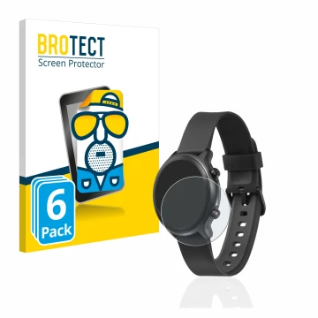 Face avant d’un emballage produit avec le logo de la marque BROTECT. À côté, l’appareil Doro Watch est représenté avec la prot