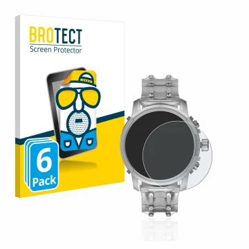 Face avant d’un emballage produit avec le logo de la marque BROTECT. À côté, l’appareil Diesel Griffed (45,5 mm) est représent