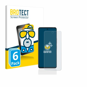 Face avant d’un emballage produit avec le logo de la marque BROTECT. À côté, l’appareil Tecno Camon 20 Pro est représenté avec