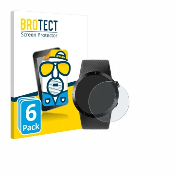 Face avant d’un emballage produit avec le logo de la marque BROTECT. À côté, l’appareil Shot Scope X5 est représenté avec la p