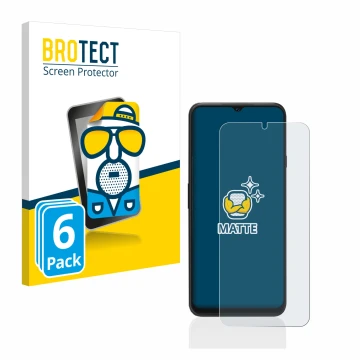 Face avant d’un emballage produit avec le logo de la marque BROTECT. À côté, l’appareil Cubot P80 est représenté avec la prote