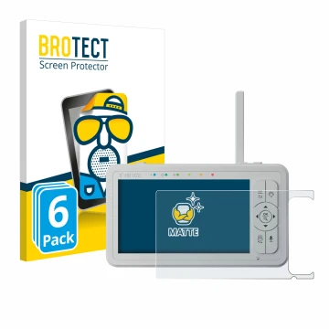 Face avant d’un emballage produit avec le logo de la marque BROTECT. À côté, l’appareil Babysense HD S2 5