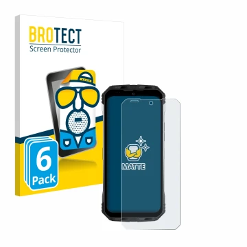 Face avant d’un emballage produit avec le logo de la marque BROTECT. À côté, l’appareil Doogee S100 Pro est représenté avec la