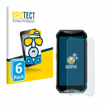 Face avant d’un emballage produit avec le logo de la marque BROTECT. À côté, l’appareil Ulefone Armor 20WT est représenté avec