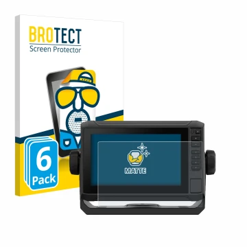 Face avant d’un emballage produit avec le logo de la marque BROTECT. À côté, l’appareil Garmin ECHOMAP UHD2 7