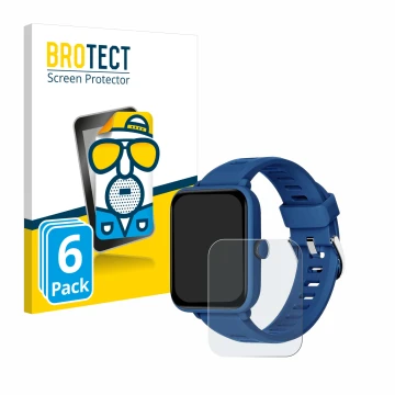 Face avant d’un emballage produit avec le logo de la marque BROTECT. À côté, l’appareil Biggerfive BW01 1.5