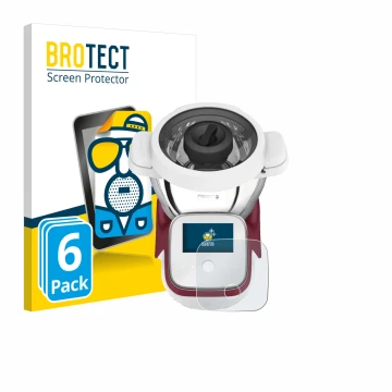 Face avant d’un emballage produit avec le logo de la marque BROTECT. À côté, l’appareil Moulinex i-Companion Touch XL est repr