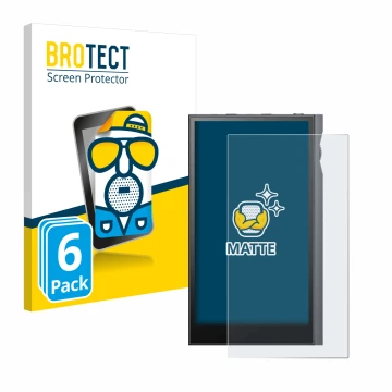 Face avant d’un emballage produit avec le logo de la marque BROTECT. À côté, l’appareil Astell&Kern Kann Ultra est représenté 