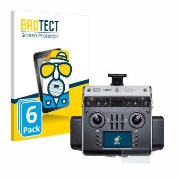 Face avant d’un emballage produit avec le logo de la marque BROTECT. À côté, l’appareil Graupner MC-32ex est représenté avec l