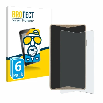 Face avant d’un emballage produit avec le logo de la marque BROTECT. À côté, l’appareil ELLIPAL Titan 2.0 Cold Wallet est repr