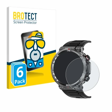 Face avant d’un emballage produit avec le logo de la marque BROTECT. À côté, l’appareil Iowodo W50 1.39