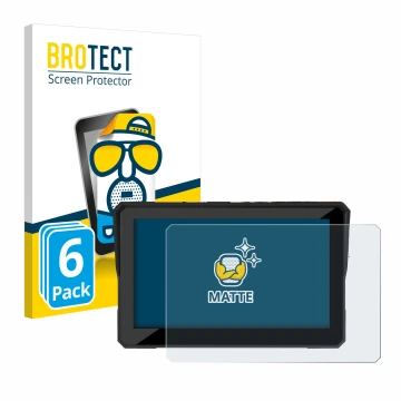 Face avant d’un emballage produit avec le logo de la marque BROTECT. À côté, l’appareil Carpuride W502 5