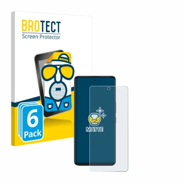 Face avant d’un emballage produit avec le logo de la marque BROTECT. À côté, l’appareil Infinix GT 20 Pro est représenté avec 