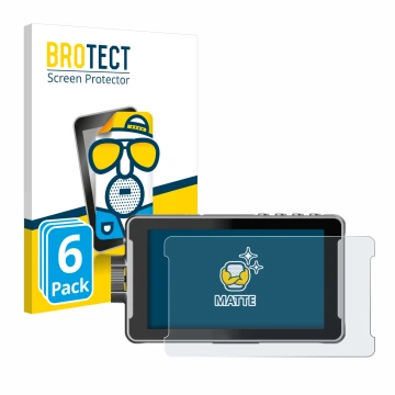 Face avant d’un emballage produit avec le logo de la marque BROTECT. À côté, l’appareil Viltrox DC-550 Pro est représenté avec