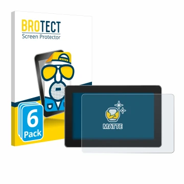 Face avant d’un emballage produit avec le logo de la marque BROTECT. À côté, l’appareil SmallHD Indie 5 est représenté avec la