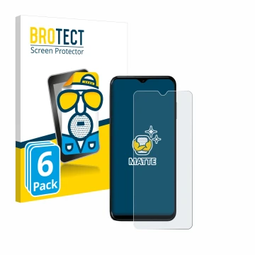 Face avant d’un emballage produit avec le logo de la marque BROTECT. À côté, l’appareil Nokia G60 5G est représenté avec la pr