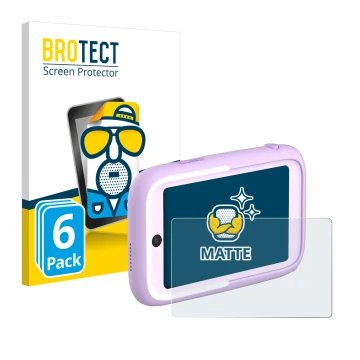 Face avant d’un emballage produit avec le logo de la marque BROTECT. À côté, l’appareil Myfirst Camera 50 est représenté avec 