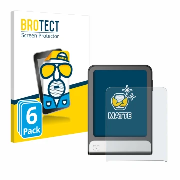 Face avant d’un emballage produit avec le logo de la marque BROTECT. À côté, l’appareil Ledger Flex est représenté avec la pro