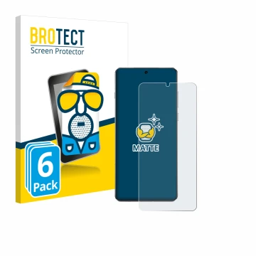 Face avant d’un emballage produit avec le logo de la marque BROTECT. À côté, l’appareil OnePlus 13 est représenté avec la prot