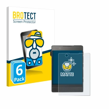 Face avant d’un emballage produit avec le logo de la marque BROTECT. À côté, l’appareil Light Phone 3 est représenté avec la p
