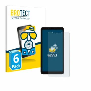Face avant d’un emballage produit avec le logo de la marque BROTECT. À côté, l’appareil Bigme Hibreak E INK est représenté ave