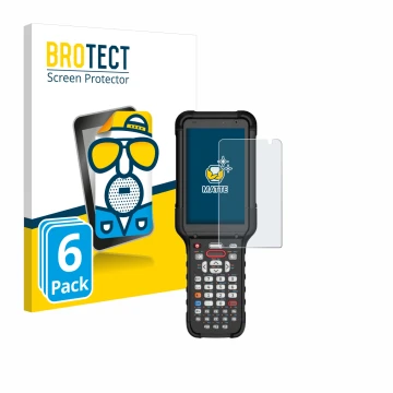 Face avant d’un emballage produit avec le logo de la marque BROTECT. À côté, l’appareil Honeywell CK67 est représenté avec la 